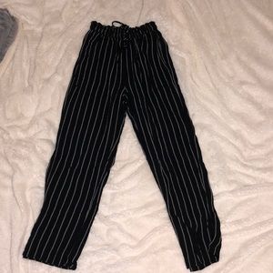 stripped american eagle pants